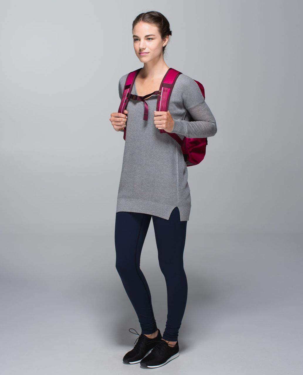 Lululemon Travelling Yogini Rucksack - Bumble Berry / Bordeaux Drama