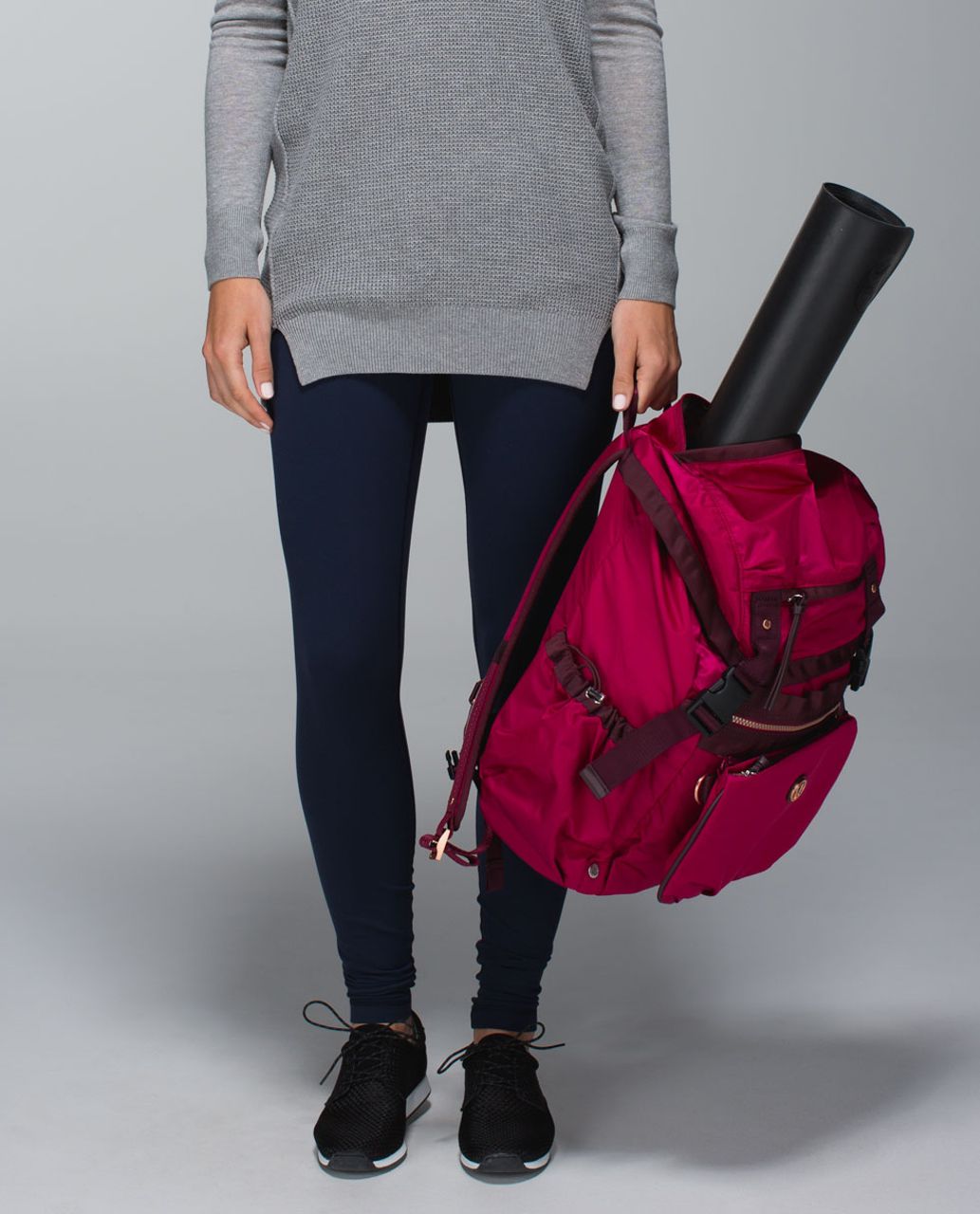 Lululemon Travelling Yogini Rucksack - Bumble Berry / Bordeaux Drama