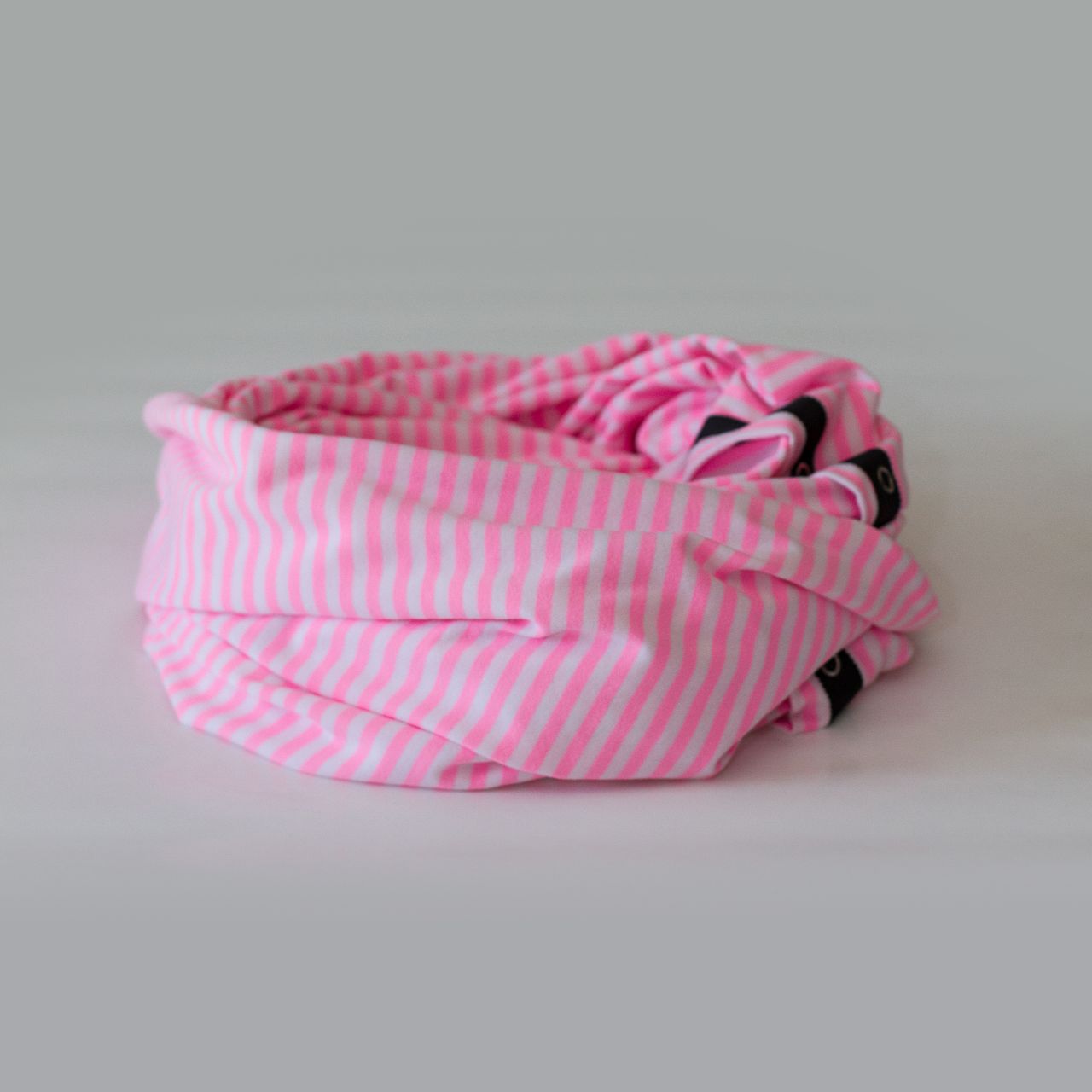 Lululemon Vinyasa Scarf *Luon Light - Classic Stripe White Pink Shell