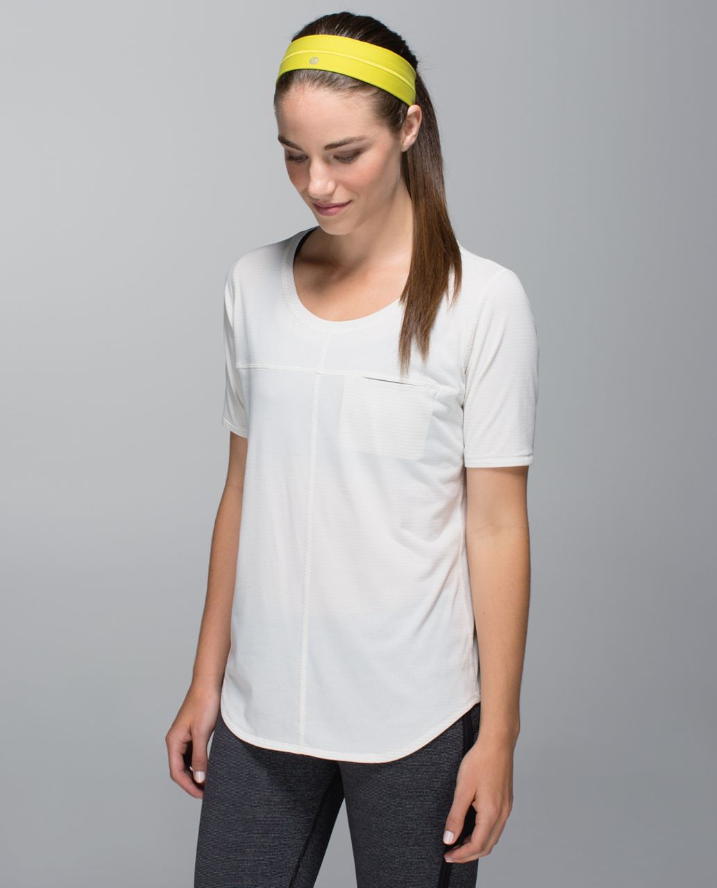 Lululemon Fly Away Tamer Headband - Almost Pear