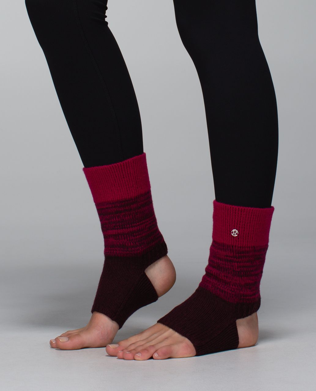 Lululemon Endless Summer Ankle Warmers - Bumble Berry / Heathered Bordeaux Drama