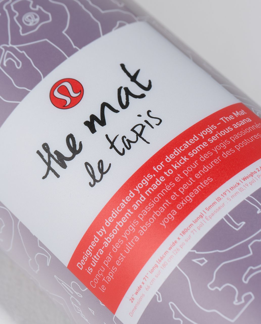 Lululemon The Mat - Purple Fog / Deep Coal