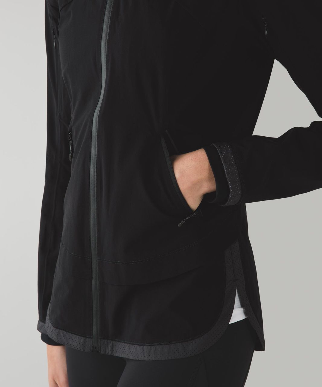 Lululemon Rain Runner Jacket - Black - lulu fanatics