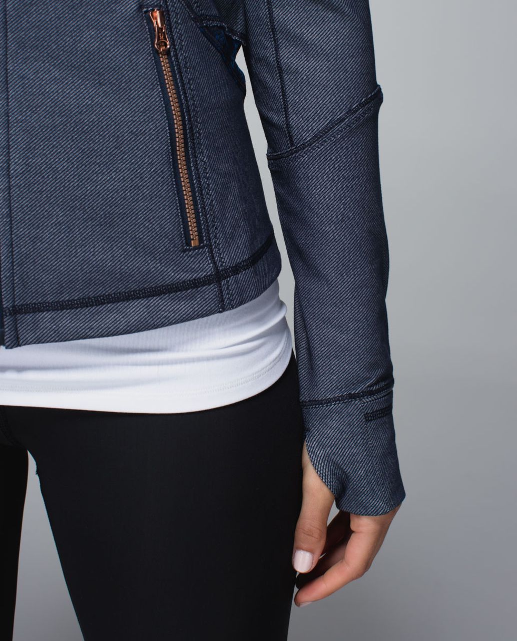 Lululemon Forme Jacket II *Sashiko - Inkwell / Sashico Cross Inkwell Rugged Blue / Diamond Dot Inkwell Black