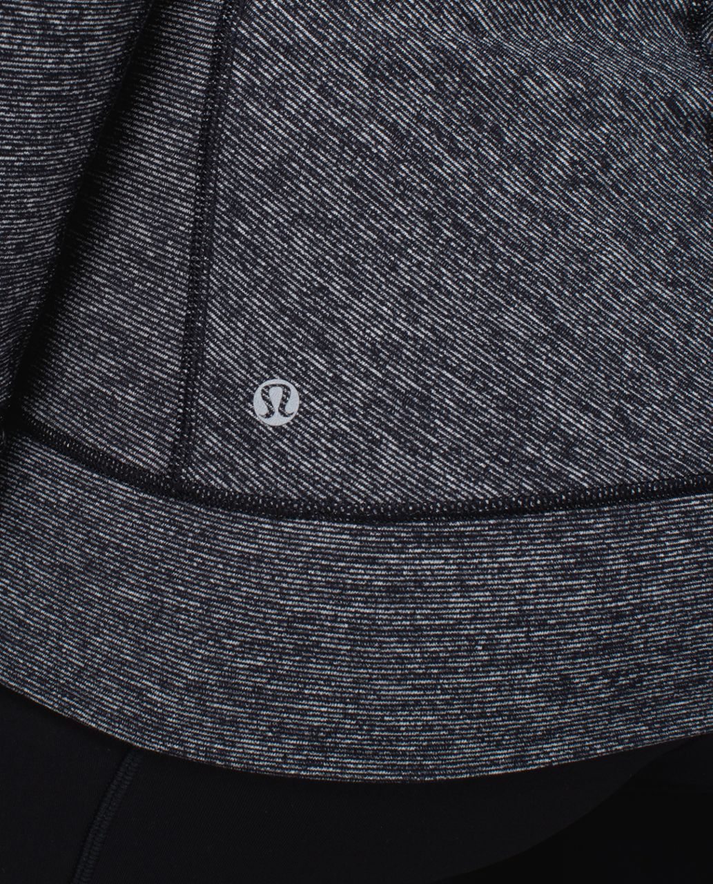 Lululemon Race Your Pace Long Sleeve - Wee Stripe Black Heathered Black