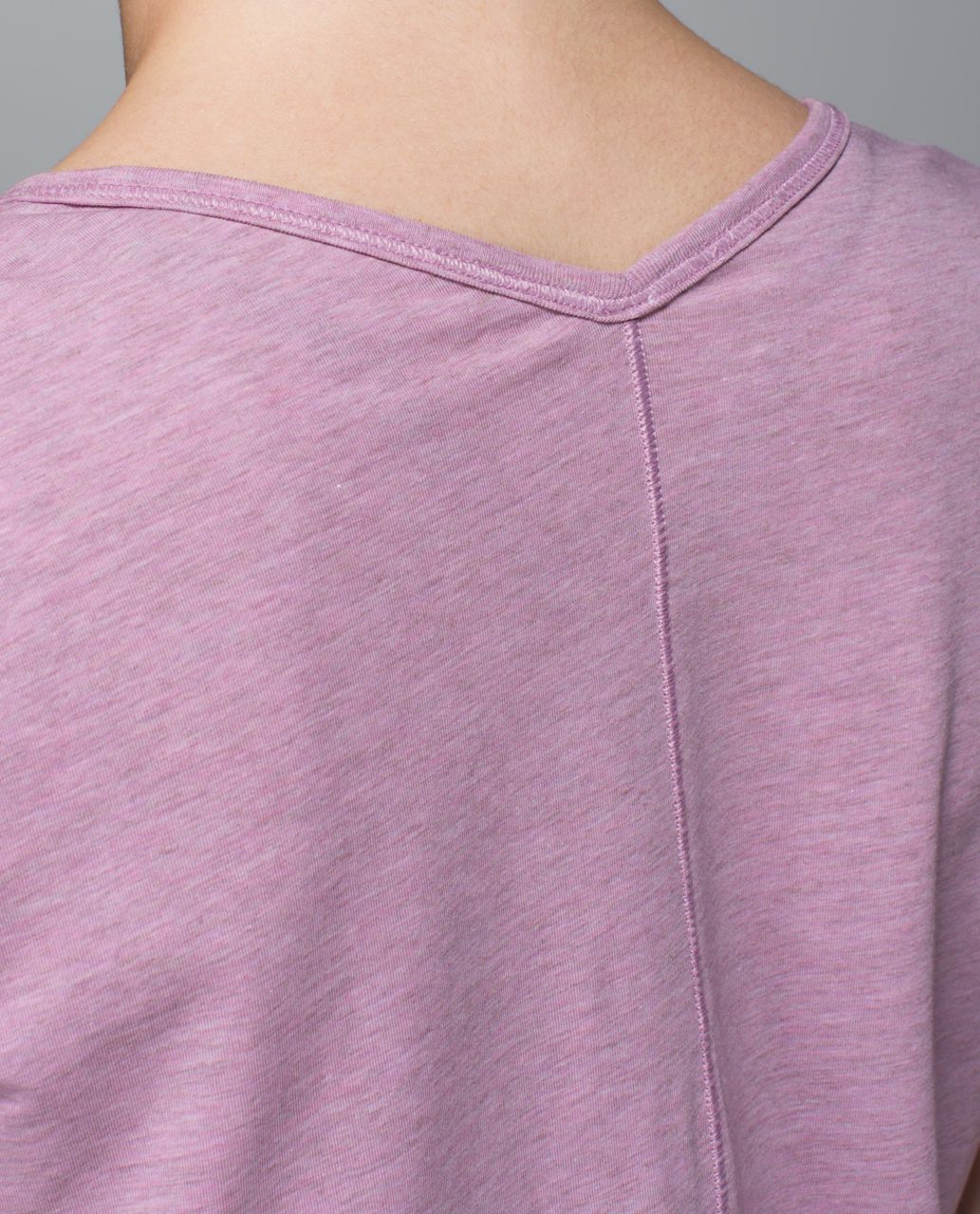 Lululemon Yogini 5 Year Short Sleeve Tee - Heathered Mauvelous / Purple Fog