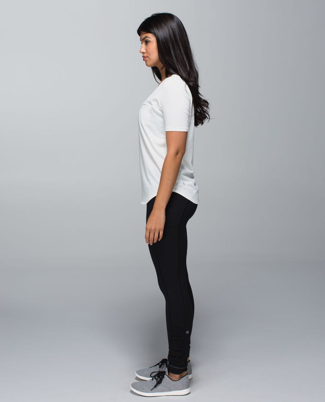 Lululemon Run Away Tee - Heathered Ghost