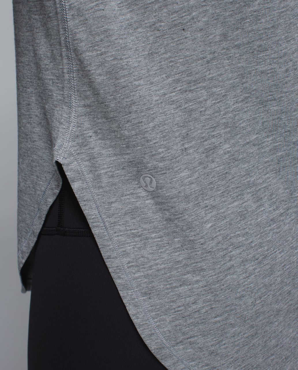 Lululemon Yogini 5 Year Short Sleeve Tee - Heathered Medium Grey / Almost Pear