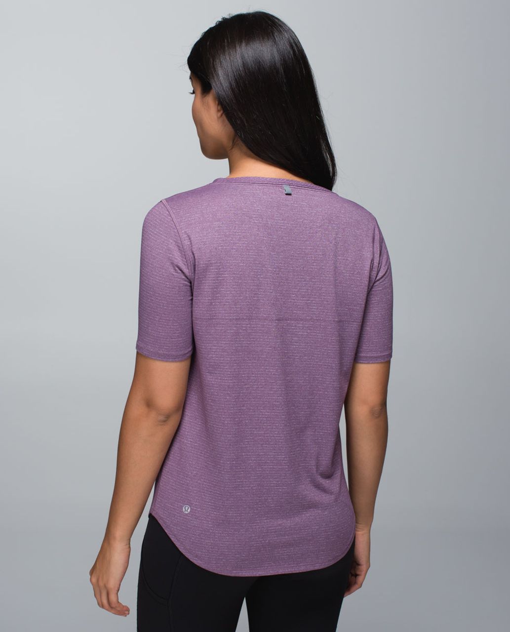 Lululemon Run Away Tee - Heathered Purple Fog