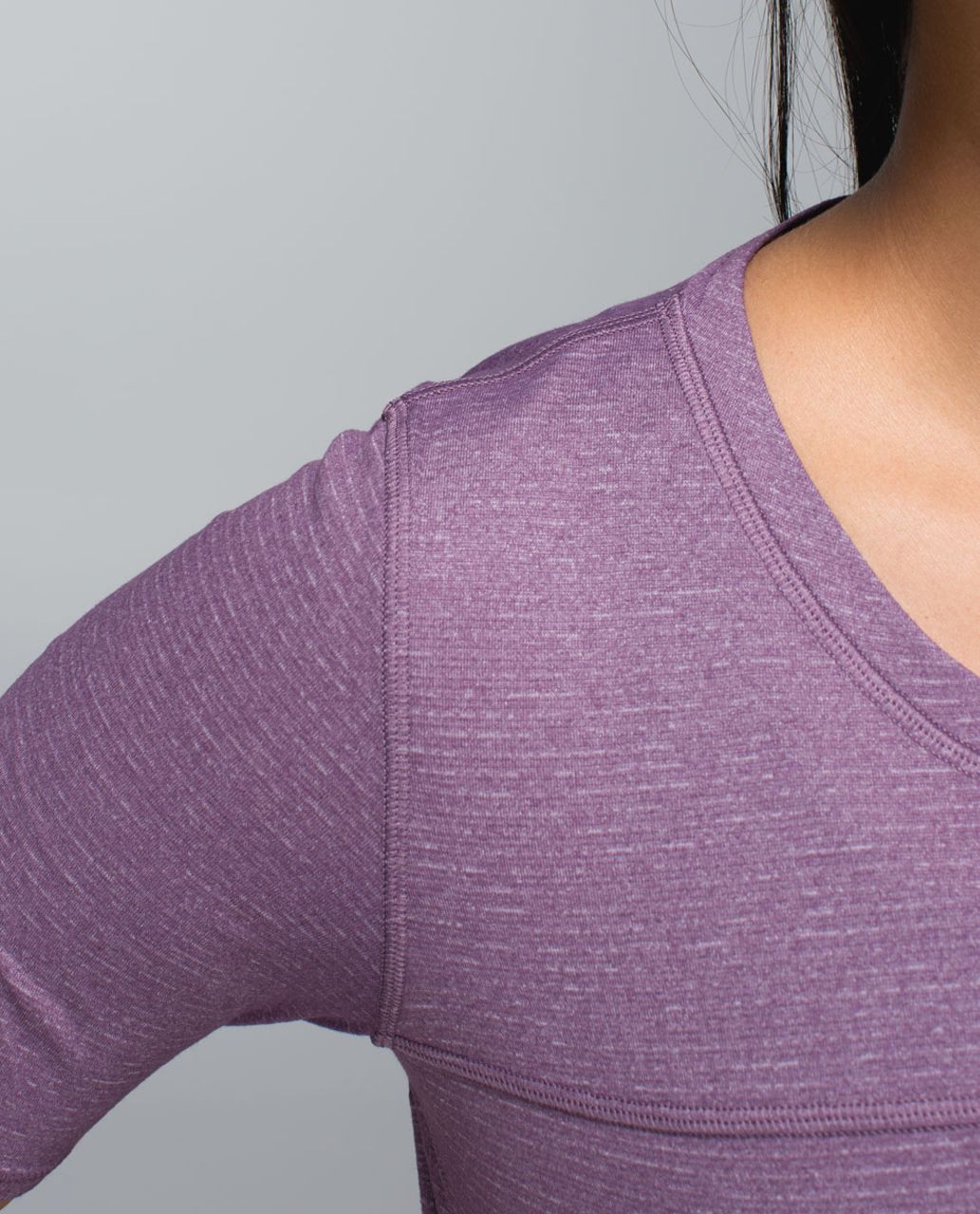 Lululemon Run Away Tee - Heathered Purple Fog