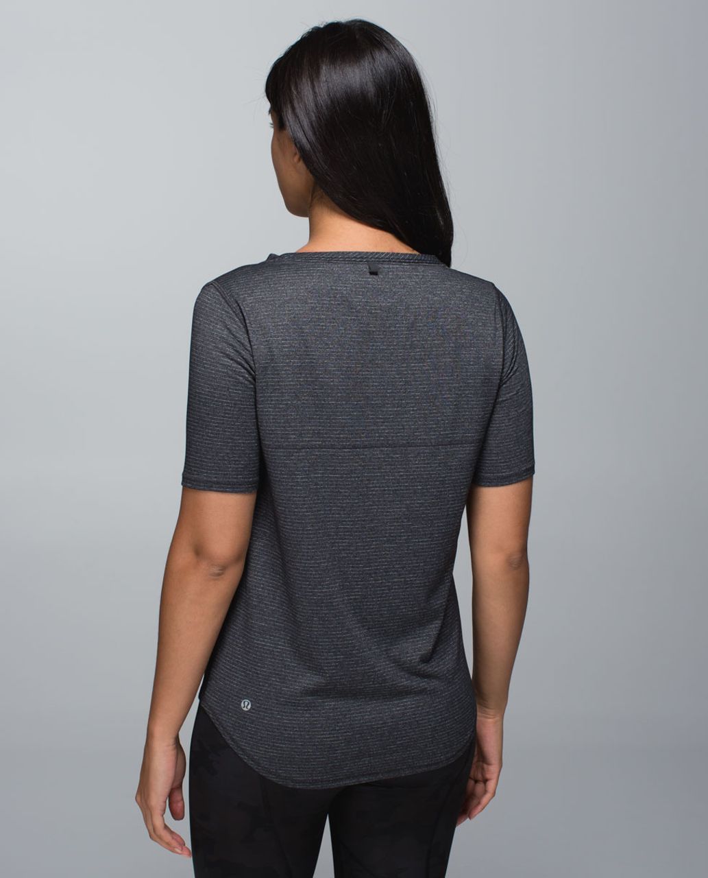 Lululemon Run Away Tee - Heathered Black