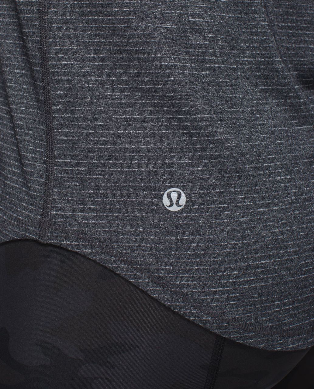 Lululemon Run Away Tee - Heathered Black