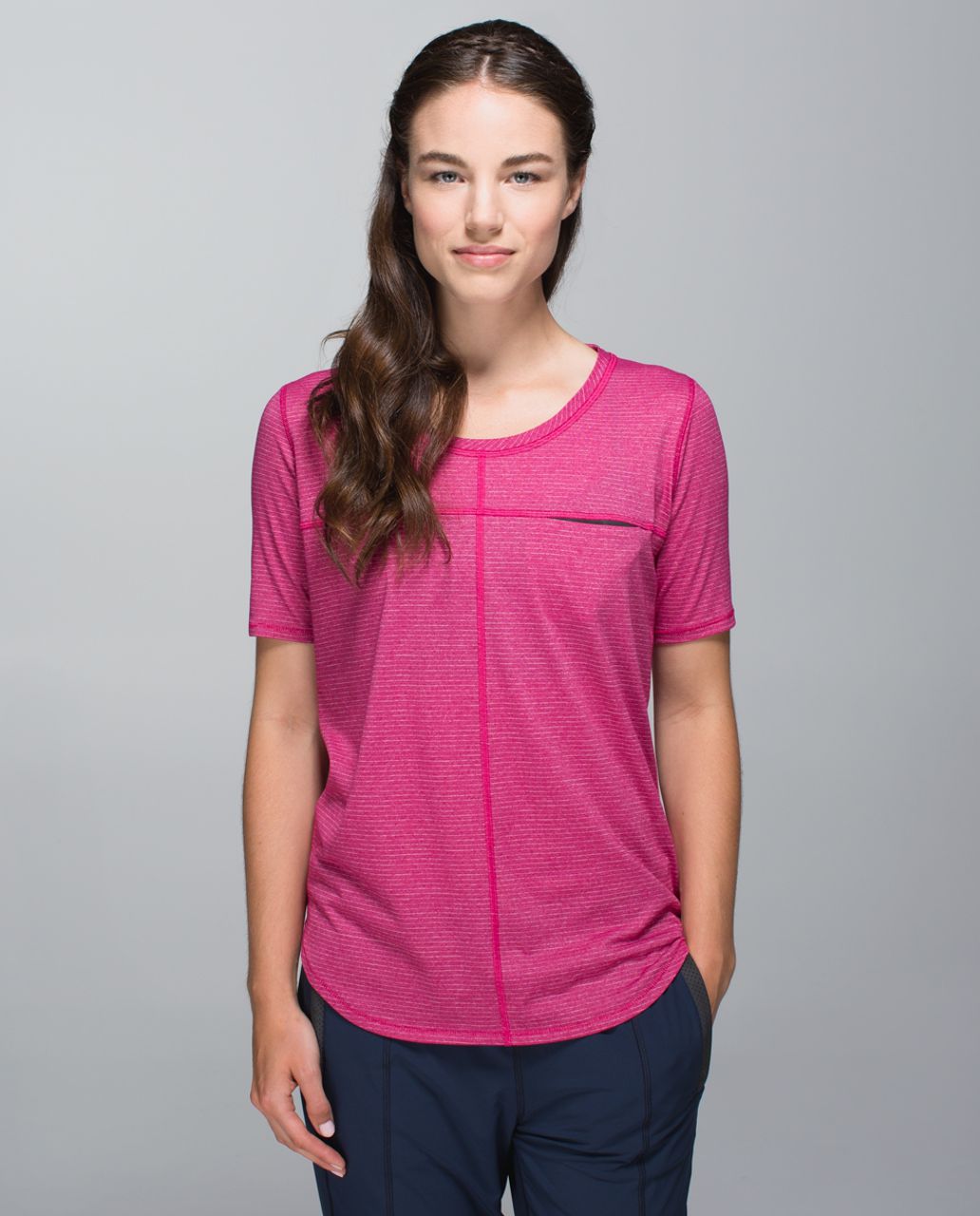 Lululemon Run Away Tee - Heathered Bumble Berry