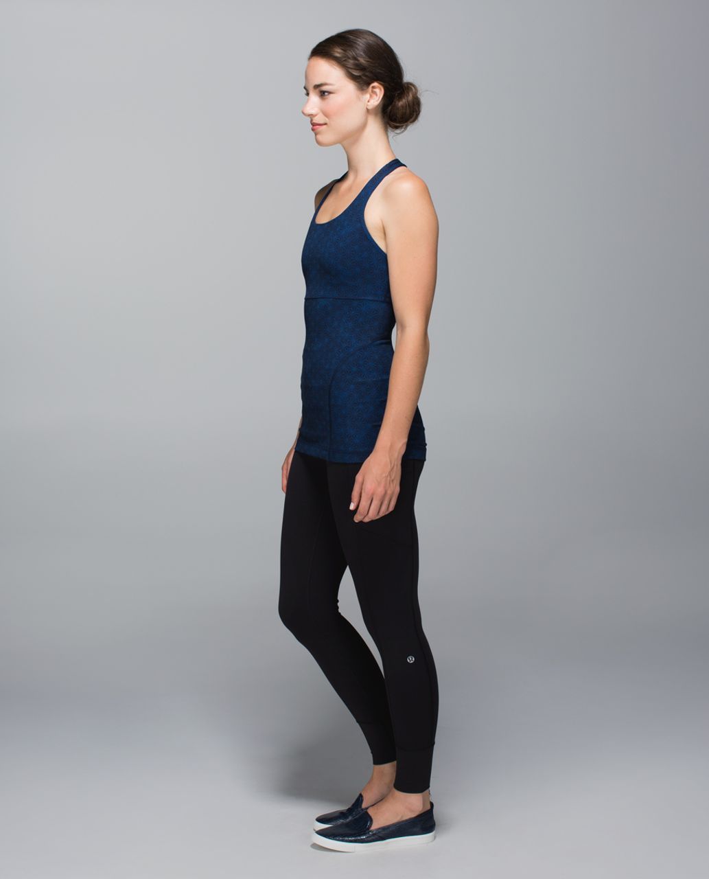 Lululemon All Sport Bra - Sashico Star Inkwell Rugged Blue