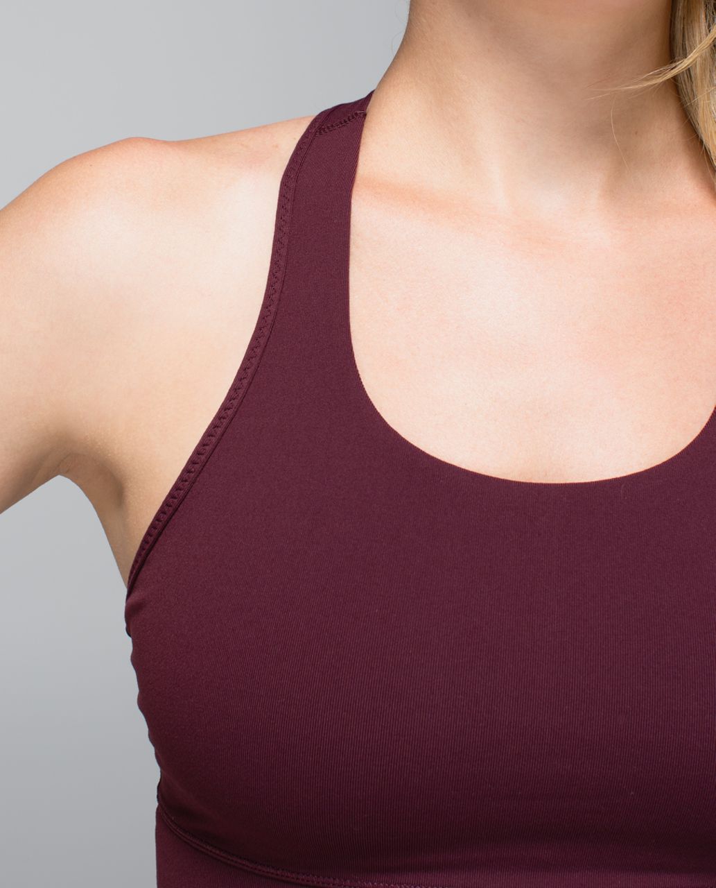 Lululemon Power Up Tank II - Bordeaux Drama