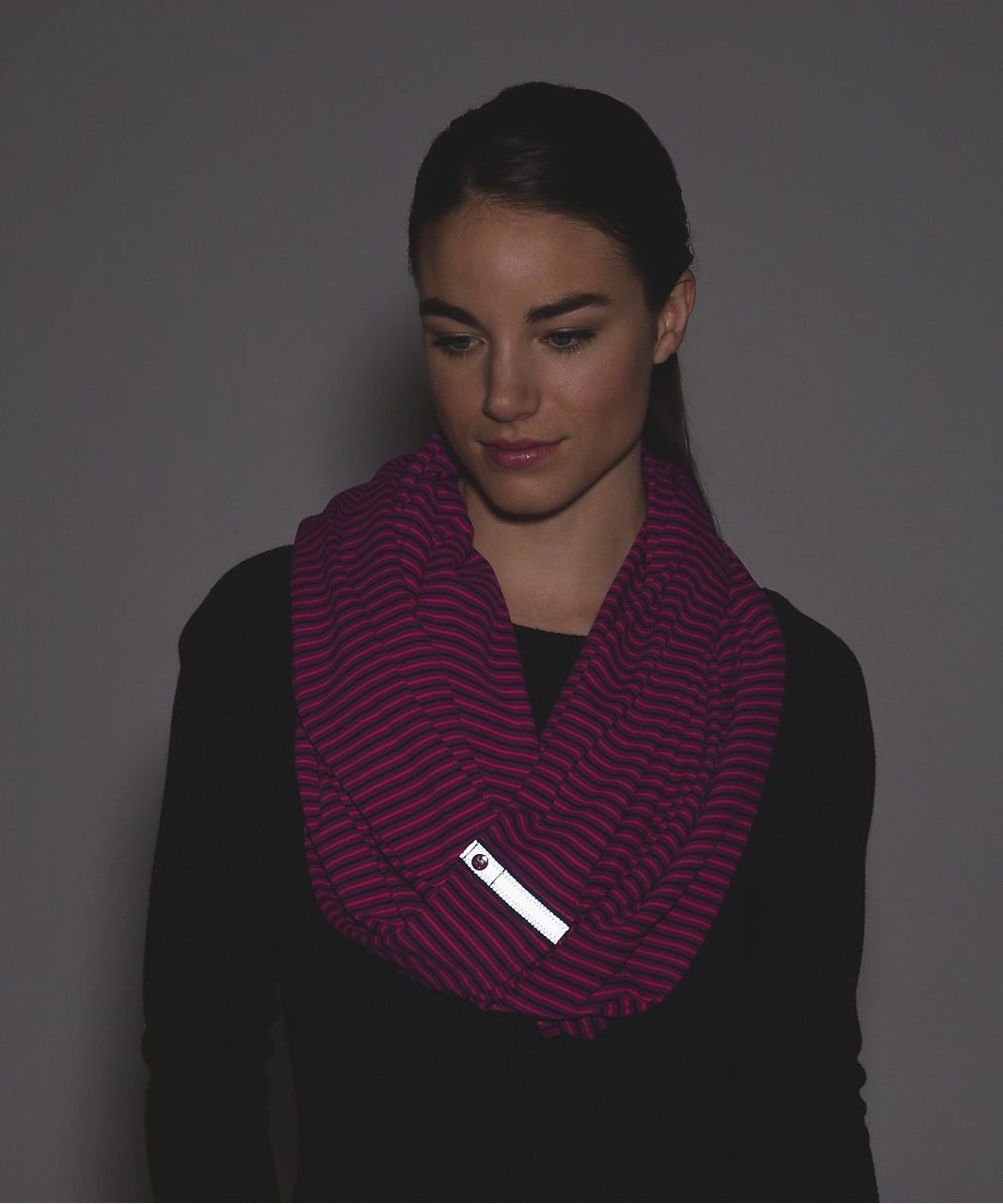 Lululemon Vinyasa Scarf *Rulu - Rizzy Stripe Regal Plum Hero Blue / Hero Blue