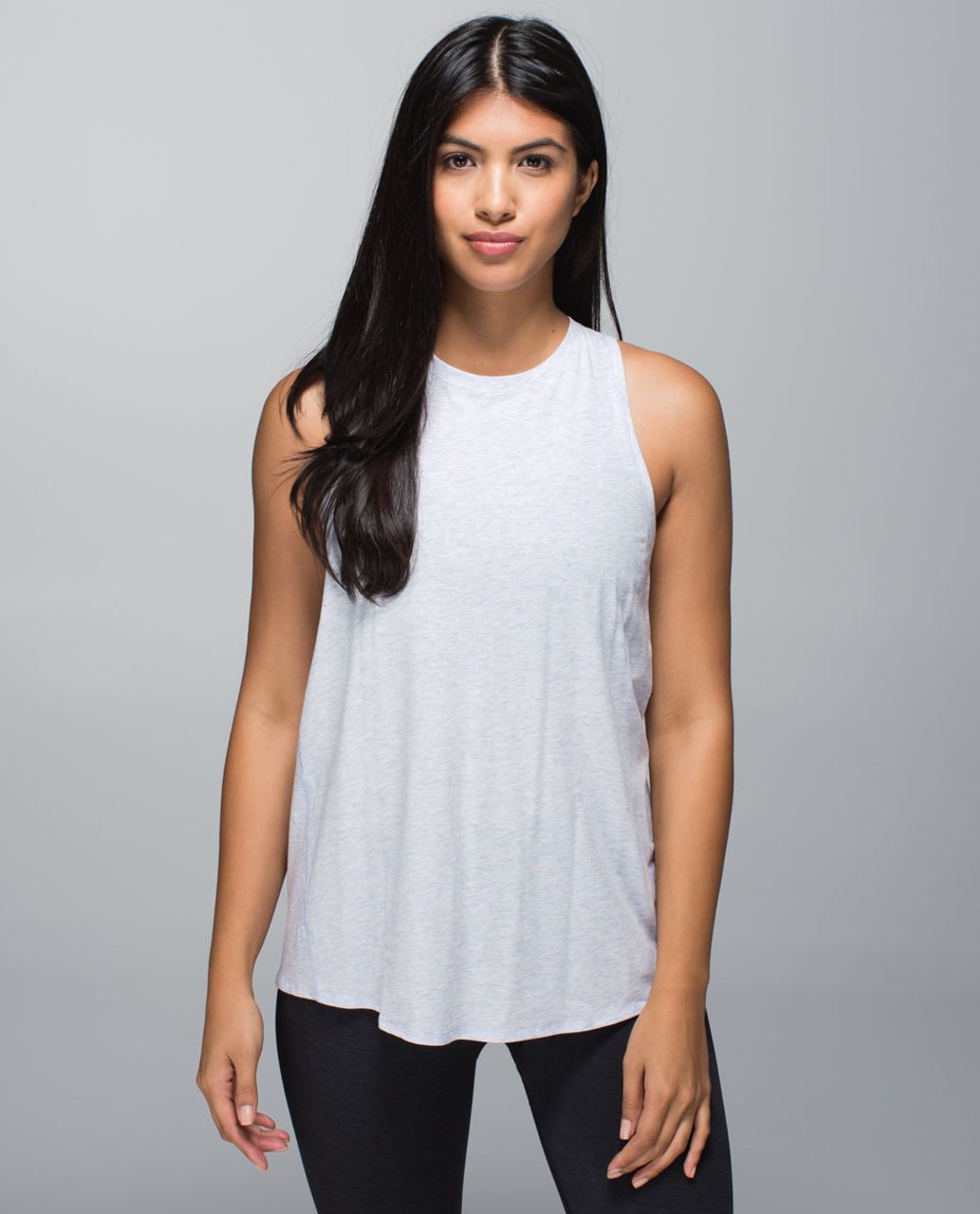 Lululemon All Tied Up Tank - Heathered Cool Breeze