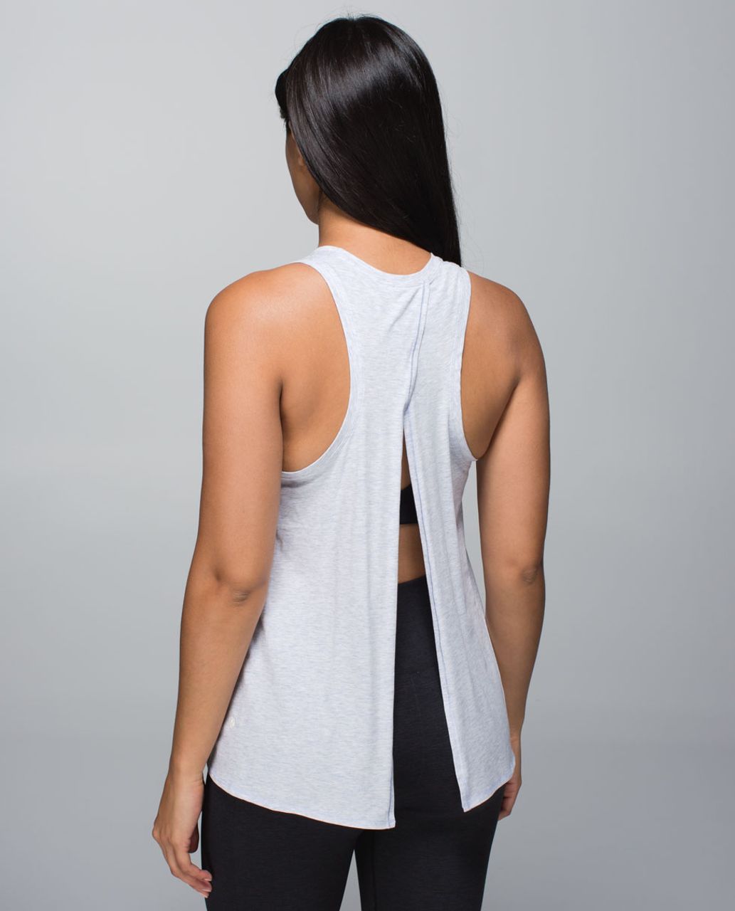 Lululemon All Tied Up Tank - Heathered Cool Breeze