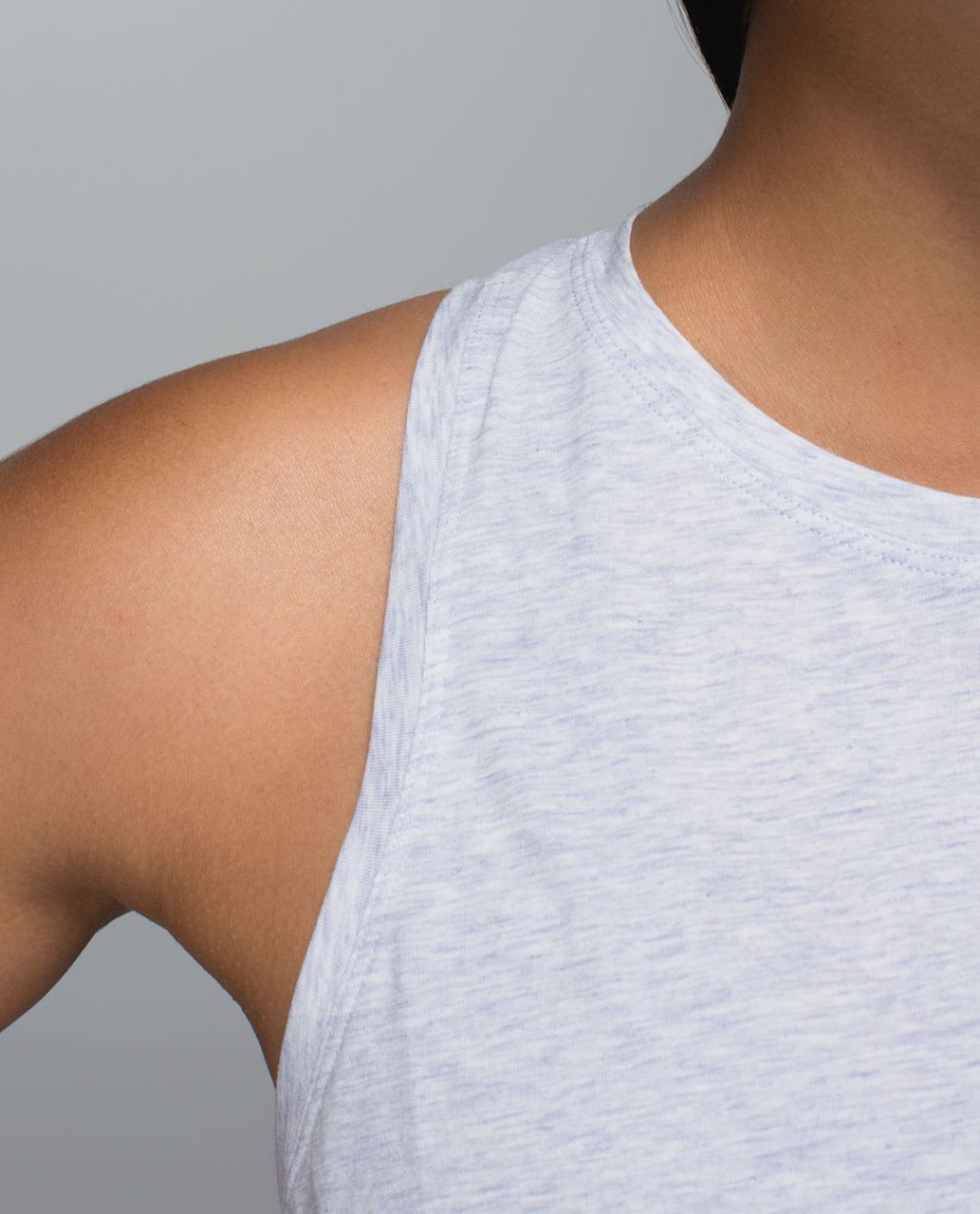 Lululemon All Tied Up Tank - Heathered Cool Breeze