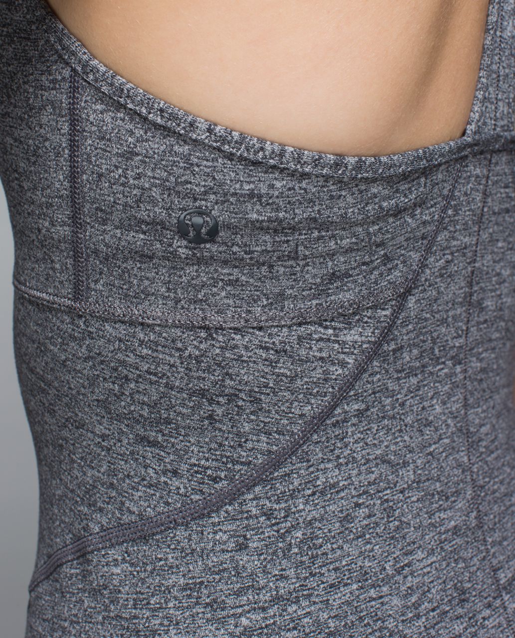 Lululemon Power Up Tank II - Heathered Deep Coal