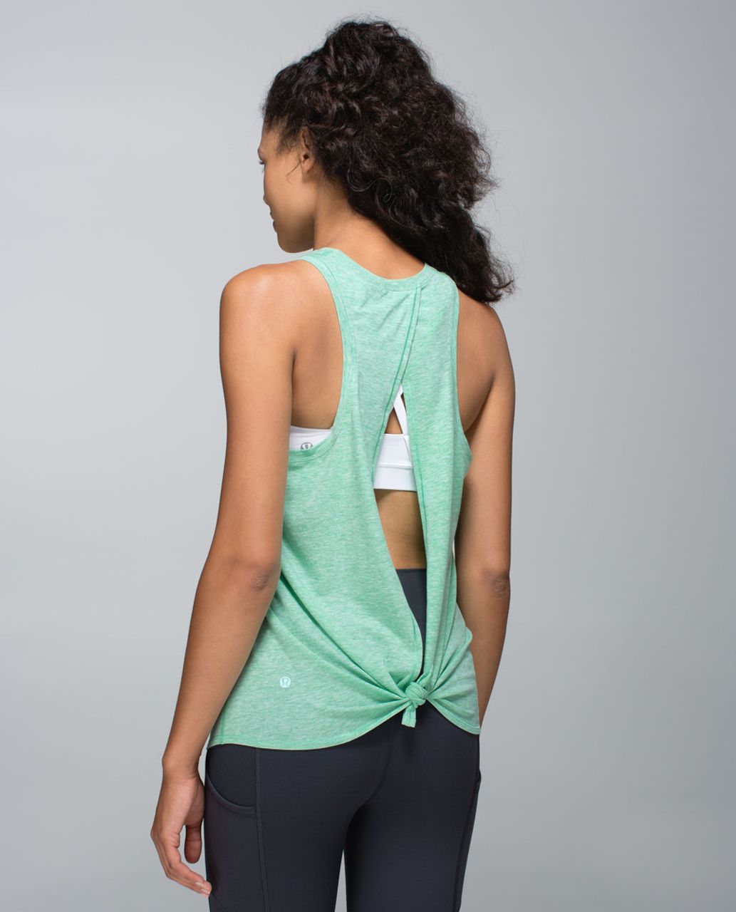 Lululemon All Tied Up Tank - Heathered Opal