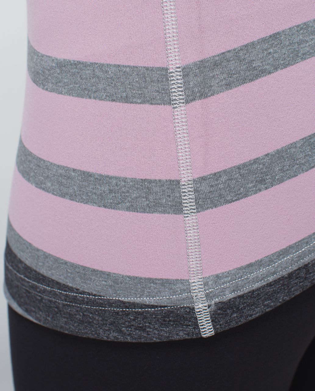 Lululemon Cool Racerback - Triplet Twin Stripe Mauvelous Heathered Slate