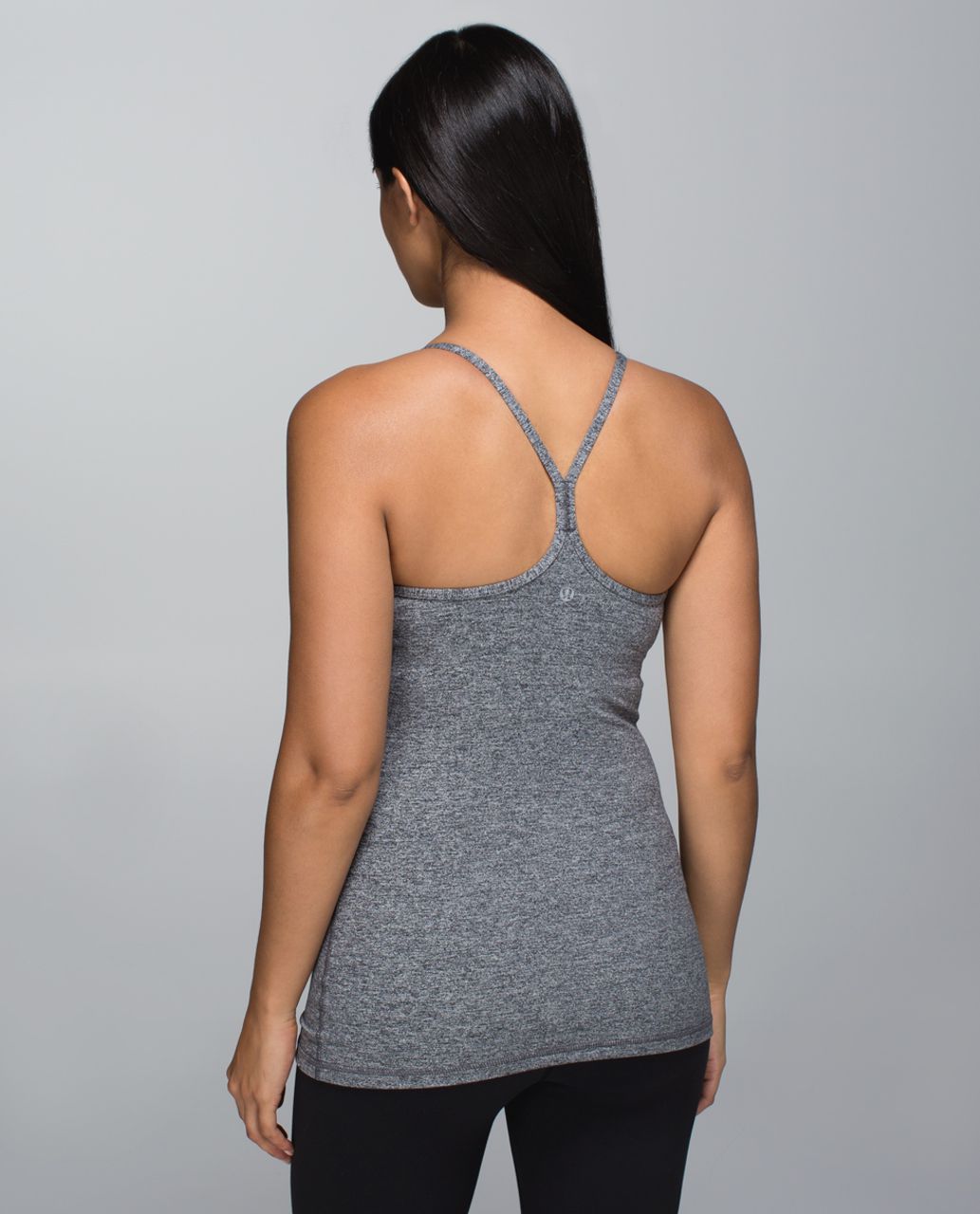 Lululemon Power Y Tank *Luon - Heathered Deep Coal