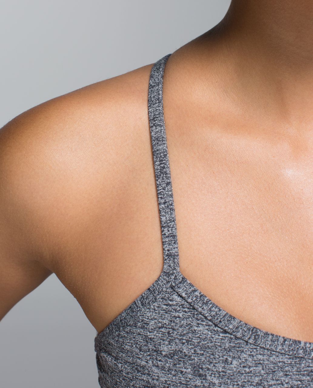 Lululemon Power Y Tank *Luon - Heathered Deep Coal