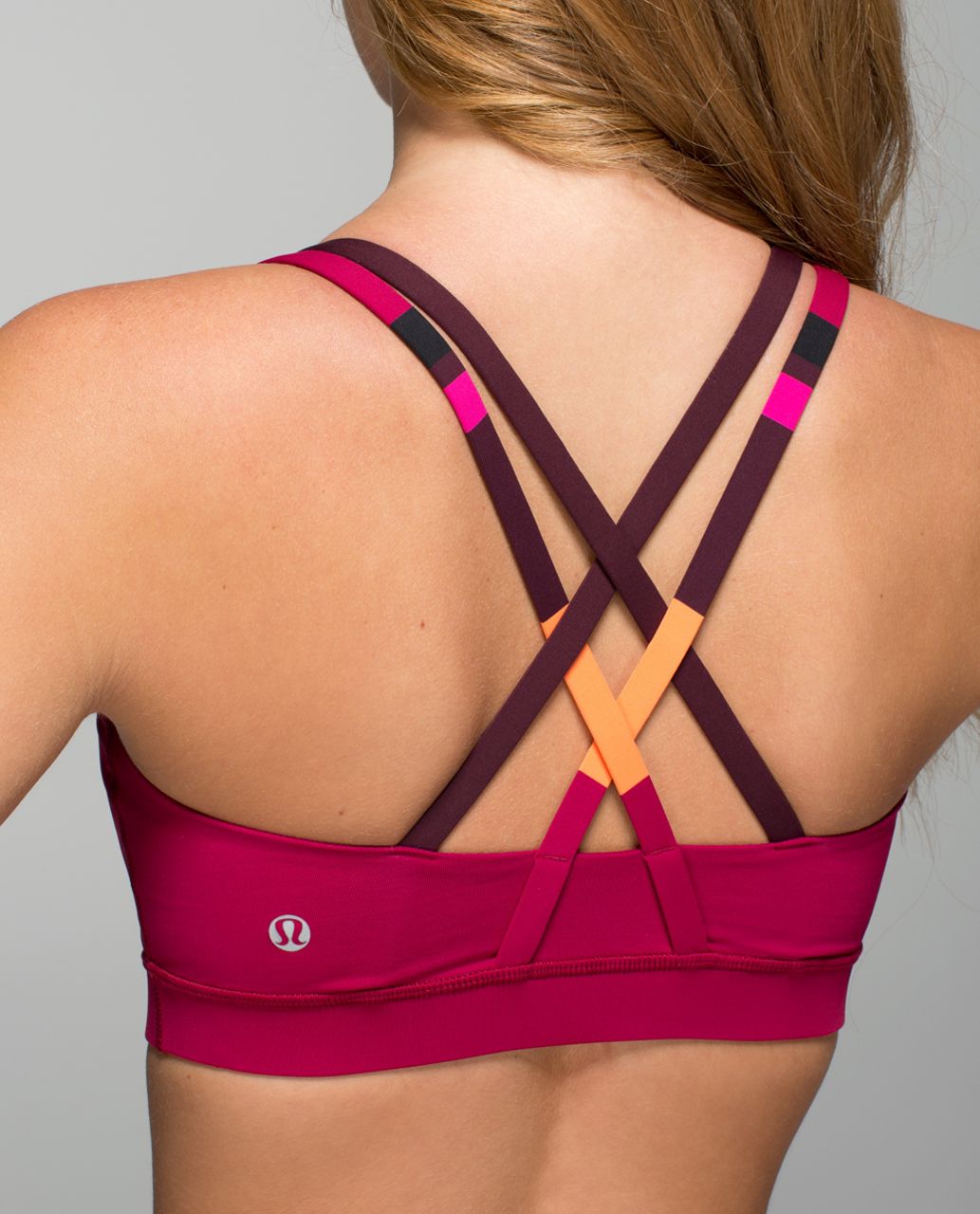 Lululemon Energy Bra - Bumble Berry / Bordeaux Drama / Blossom Stripe Bumble Berry Ghost