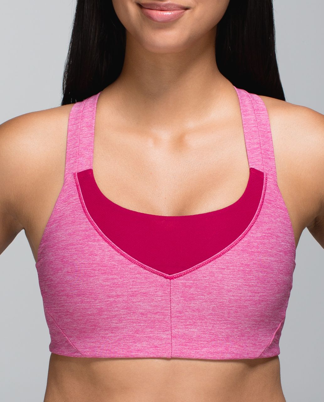 Lululemon On Your Way Bra - Bumble Berry / Heathered Bumble Berry - lulu  fanatics