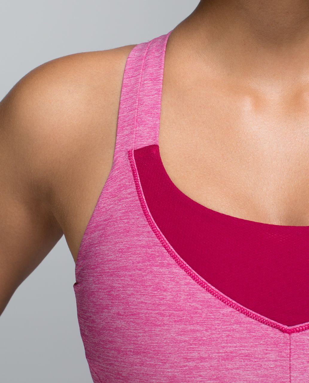 Lululemon On Your Way Bra - Bumble Berry / Heathered Bumble Berry