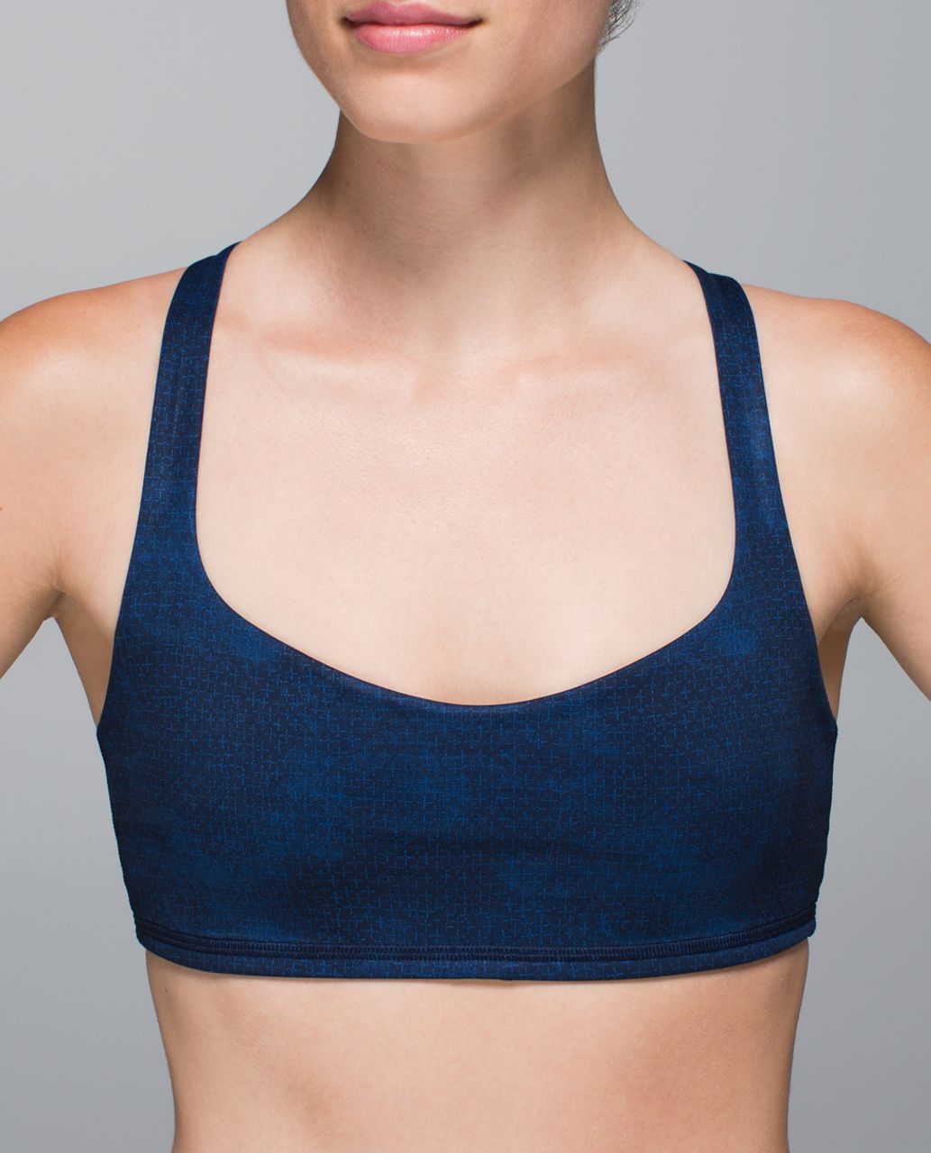 Lululemon Free To Be Bra - Sashico Cross Inkwell Rugged Blue / Kanoko Twist Inkwell Rugged Blue