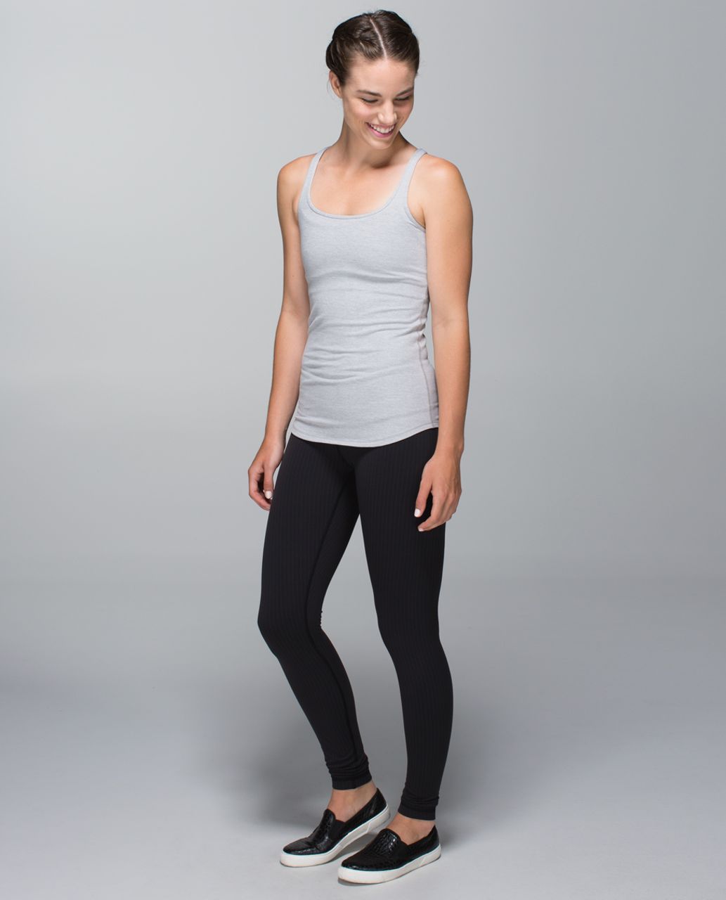 Lululemon Wunder Under Pant *Full-On Luon (Print) - Conductor Stripe Black Deep Coal