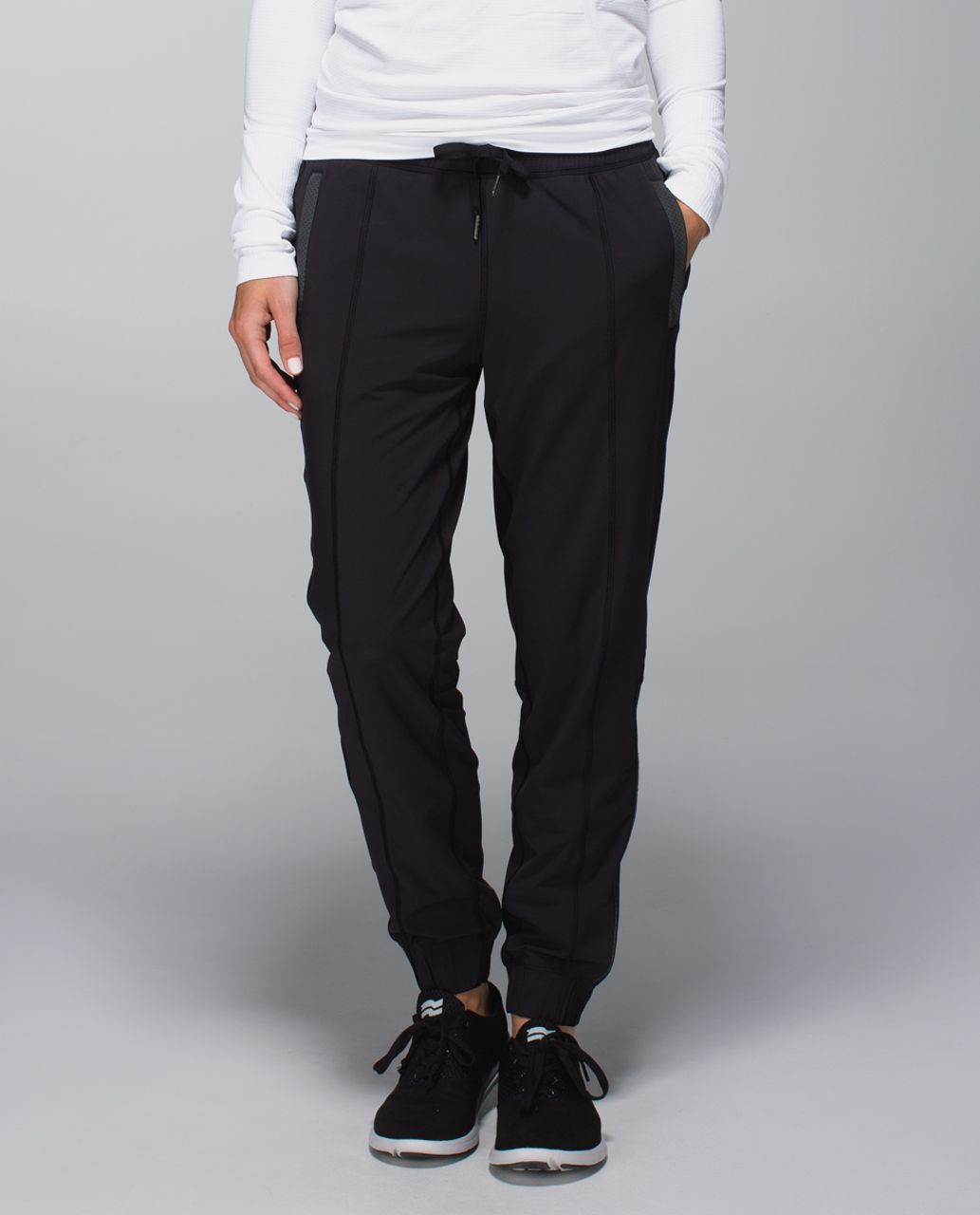 Lululemon Track To Reality Pant II - Black - lulu fanatics