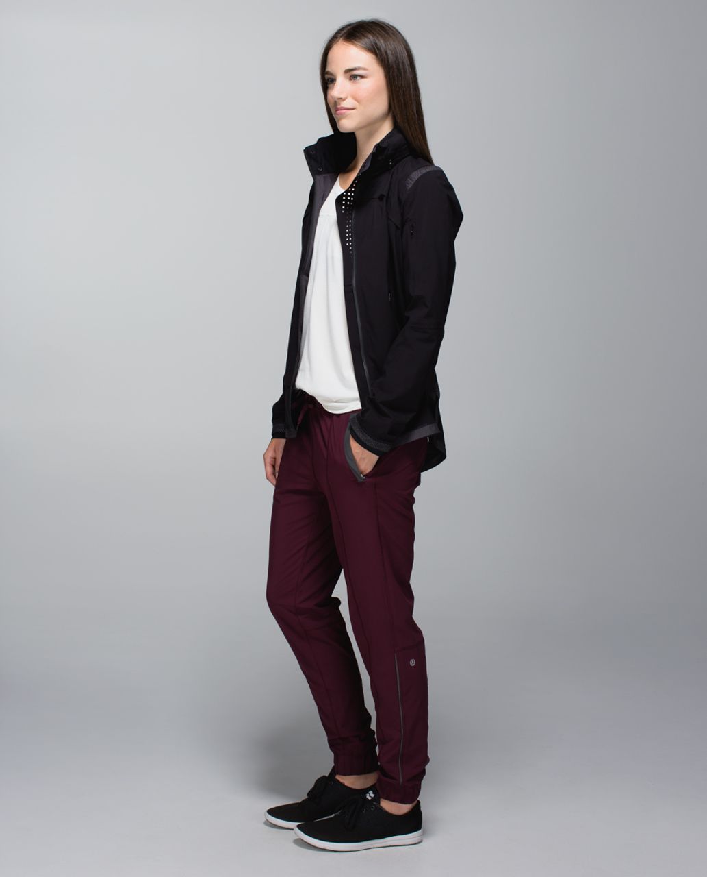 Lululemon Track To Reality Pant II - Bordeaux Drama