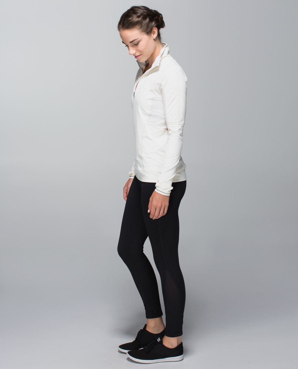 Lululemon Run:  Pace Tight - Sashico Star Embossed Black / Black