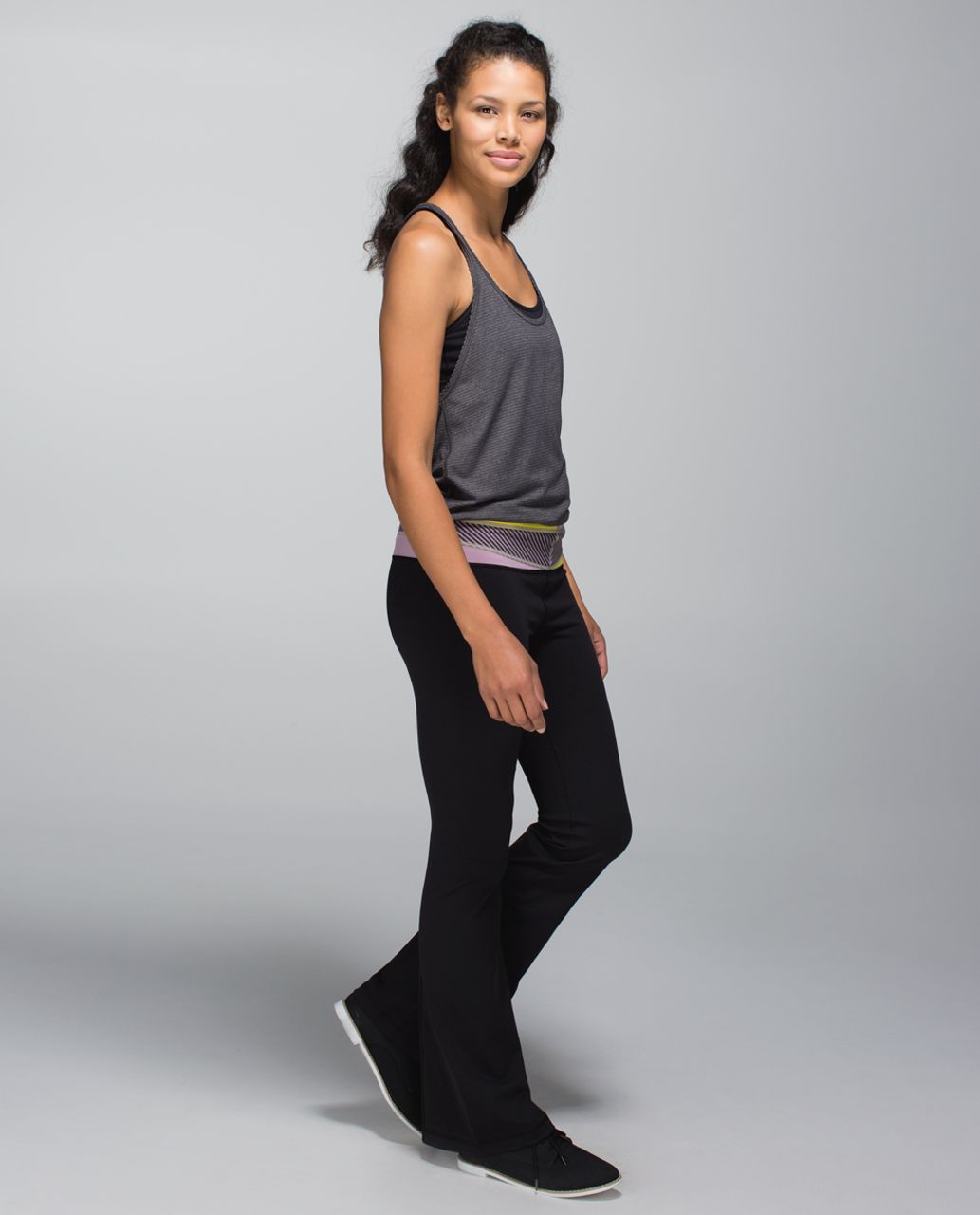 Lululemon Groove Pant (Regular) *Full-On Luon - Black / Quilt