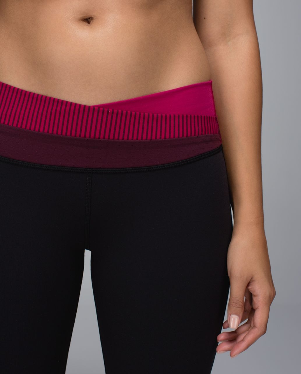 lululemon athletica, Pants & Jumpsuits, Lululemon Astro Pant Fullon Luon  Black Stripe Bordeaux Drama Bumble Berry Yoga