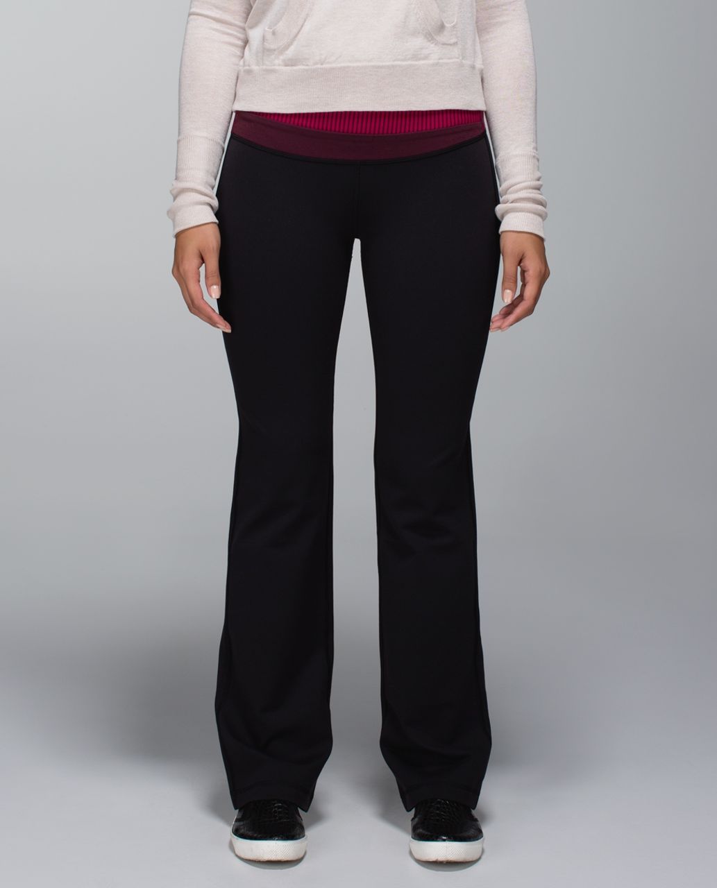 Lululemon Astro Pant *Full-On Luon (Regular) - Black / Hyper Stripe Bordeaux Drama Bumble Berry / Shine Dot Bordeaux Drama