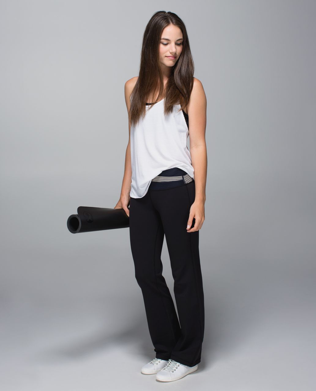 Lululemon Astro Pant *Full-On Luon (Regular) - Black / Inkwell / Pine Stripe Inkwell Mojave Tan / White