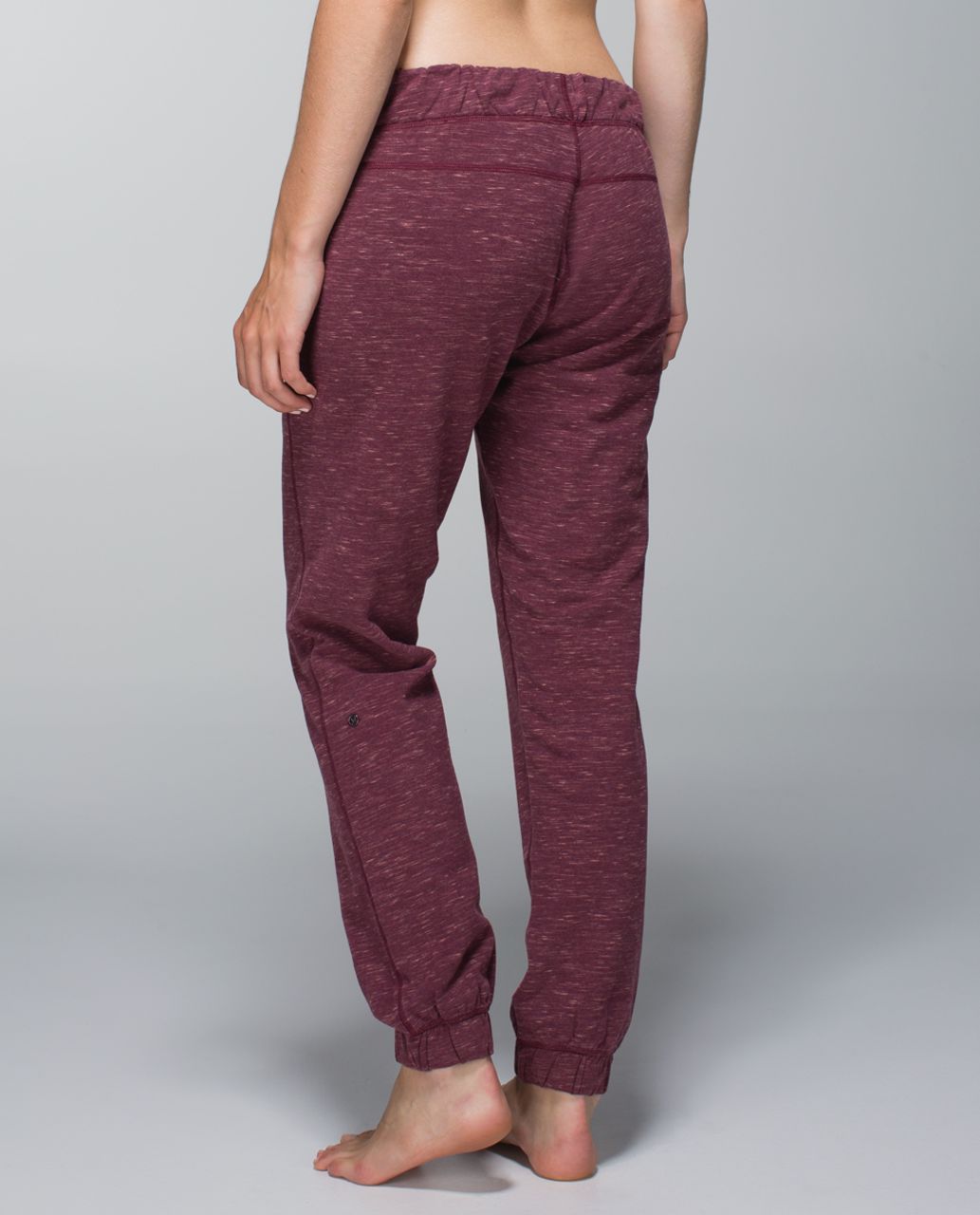 Lululemon Sattva Pant II - Heathered Marled Rust Berry / Rust Berry