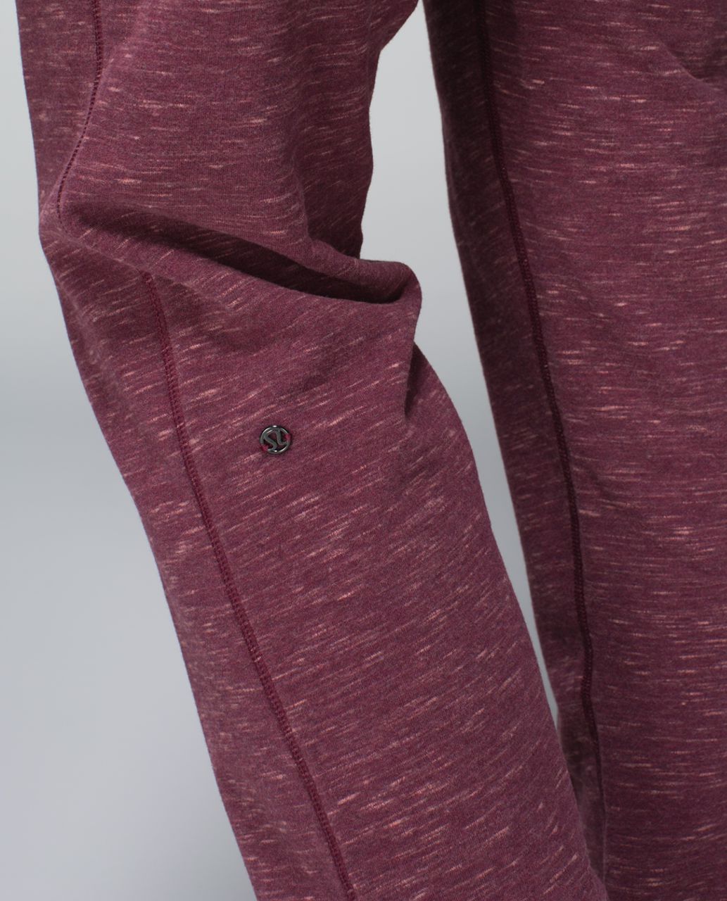 Lululemon Sattva Pant II - Heathered Marled Rust Berry / Rust Berry