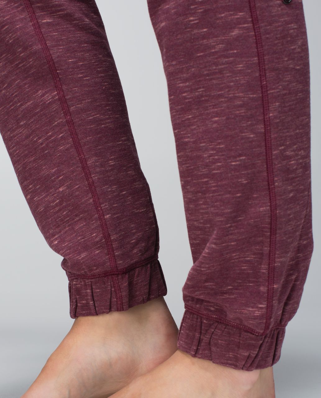 Lululemon Sattva Pant II - Heathered Marled Rust Berry / Rust Berry