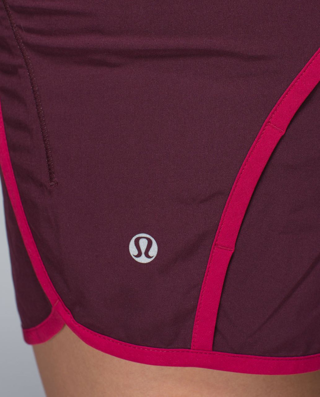 Lululemon Run Times Short *4-way Stretch - Bordeaux Drama / Bumble Berry / Blossom Stripe Bumble Berry Ghost