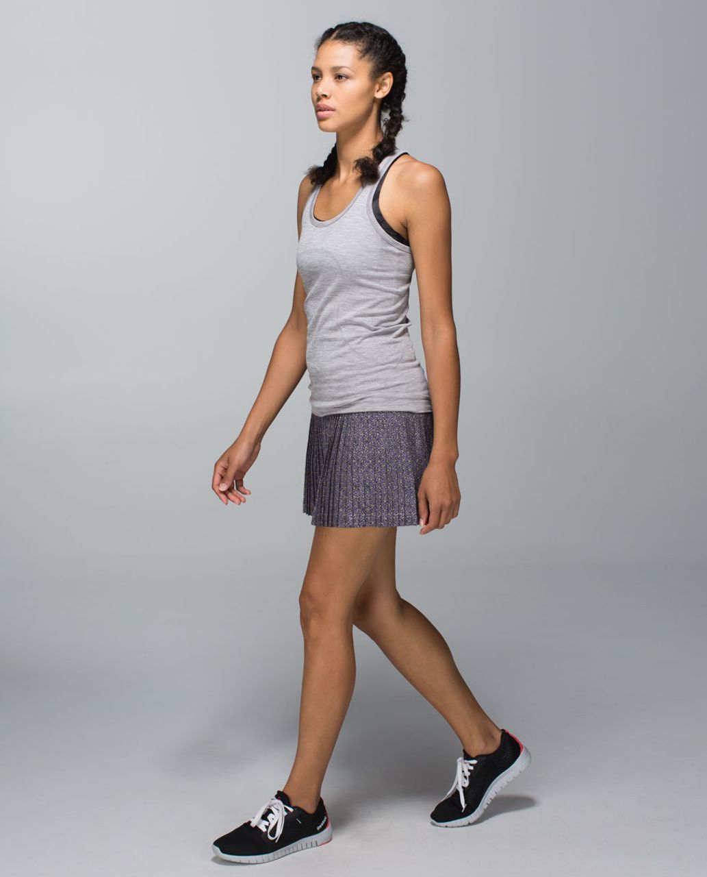 Lululemon Pleat to Street Skirt - Dottie Mum Deep Coal Mauvelous / Mauvelous