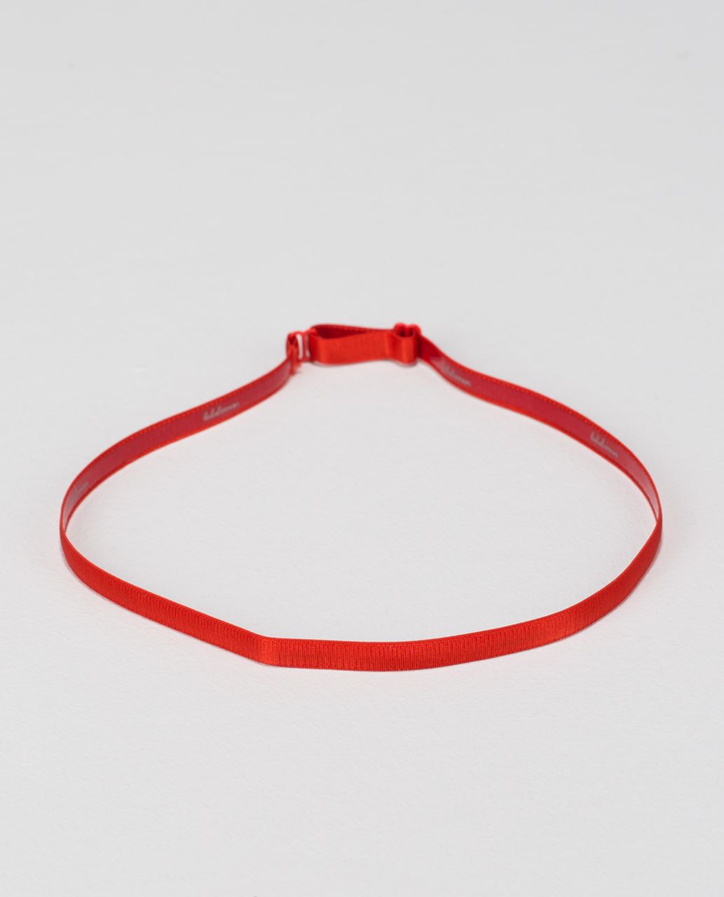 Lululemon Skinniest Satin Pirouette Headband - Flaming Tomato