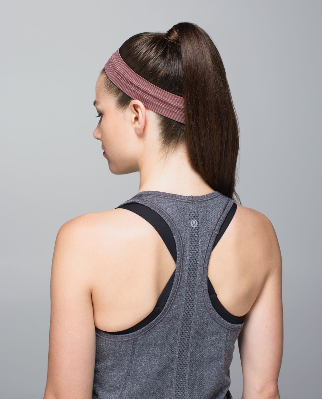 Lululemon Swiftly Headband - Heathered Bordeaux Drama