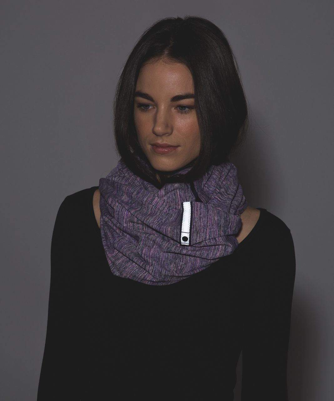 Lululemon Vinyasa Scarf *Rulu - Space Dye Camo Tender Violet Black Grape