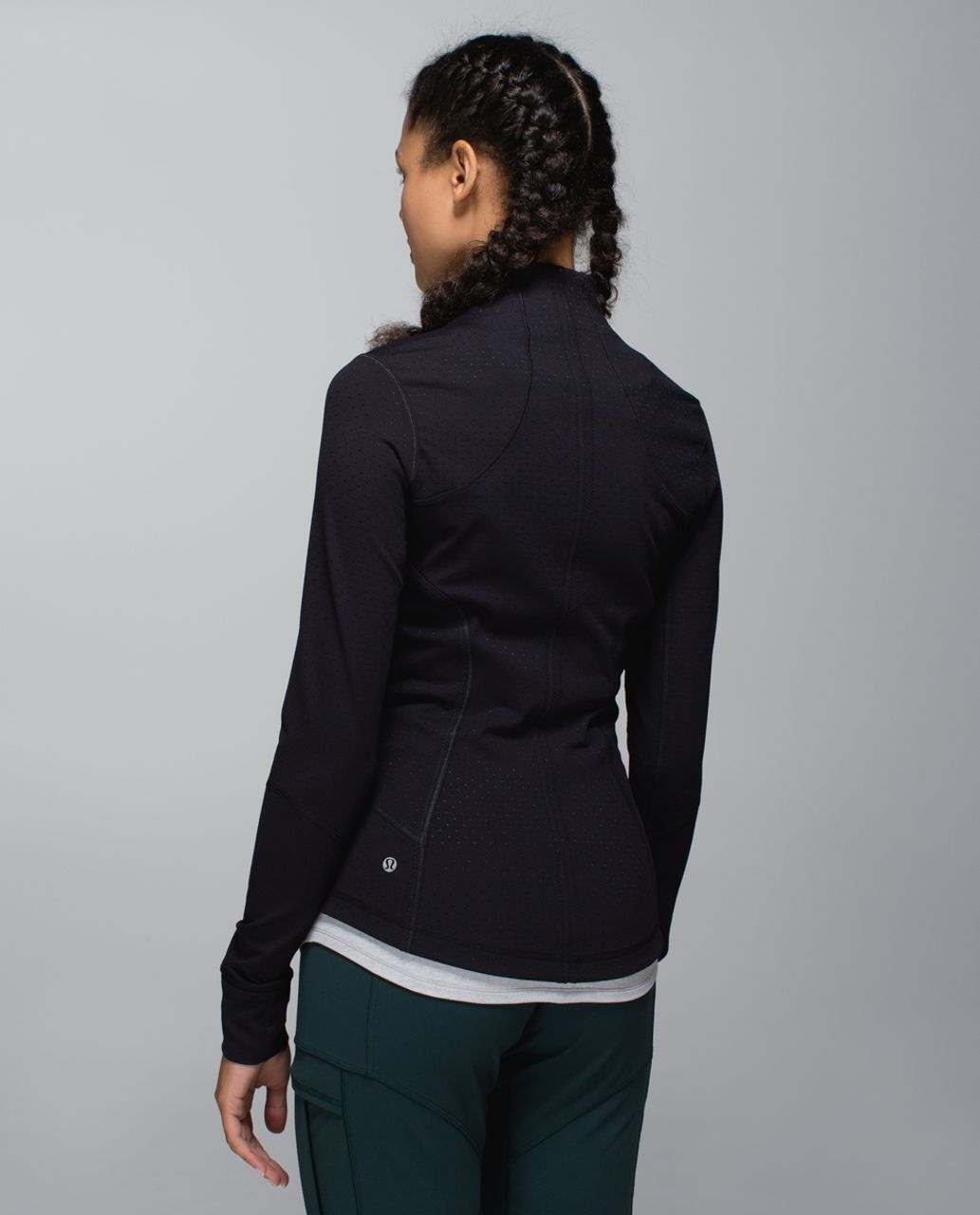 Lululemon Forme Jacket II (Textured) - Shine Dot Black