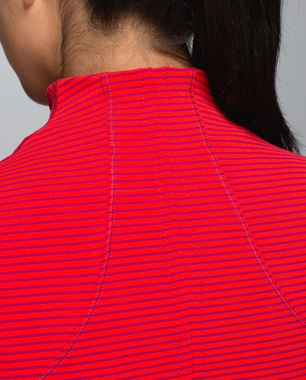 Lululemon Forme Jacket (Cuffins) - Hyper Stripe Bumble Berry Flaming Tomato